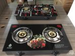 2 Burners Glass Tampered Gas Stove
