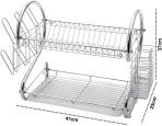 2 Layer Dish Rack - Image 2