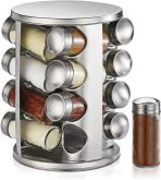 17pcs seasoning bottles rotating rack