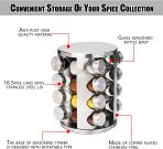 17pcs seasoning bottles rotating rack - Image 8