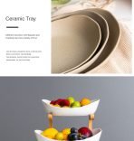 3 Tiers Luxurious Candy fruit rack with bowls - Image 4