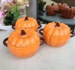 Pumpkin serving bowls 3pcs set - Image 2