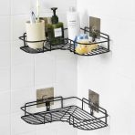 Metallic corner triangular bathroom/kitchen organizer - Image 4