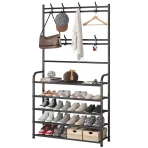 Shoe rack with hangers - Image 2