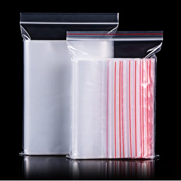 Transparent Reusable Ziplock Bags set of 25pcs
