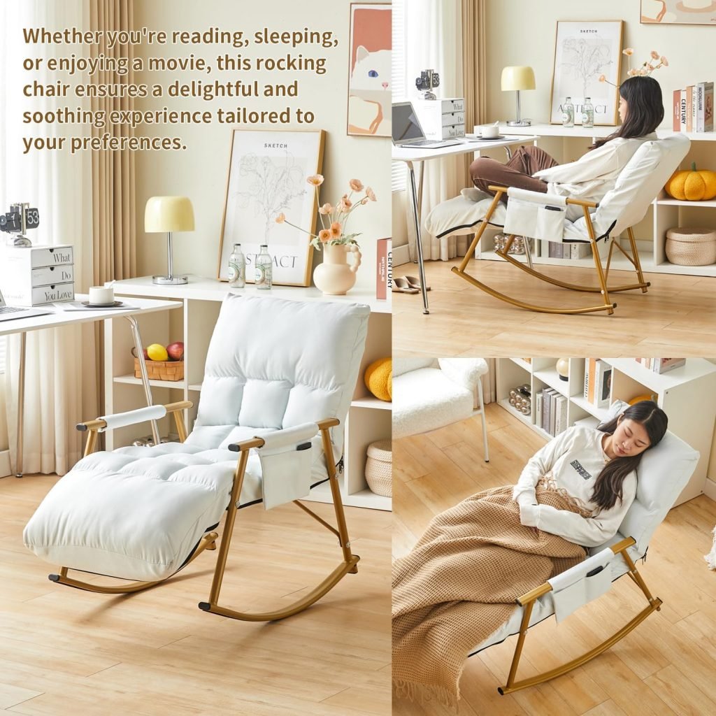 Cushioned rocking chair. – Azica Household Appliances